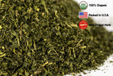 Aroma silvestre y fresco en la infusión de ortiga U.S. Wellness Naturals.