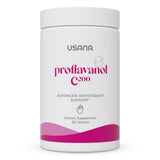USANA Proflavanol C200, botella visual, apoyo antioxidante diario para la salud.