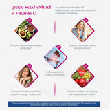 USANA Proflavanol C200, ingredientes visual, tecnología híbrida para mayor estabilidad.