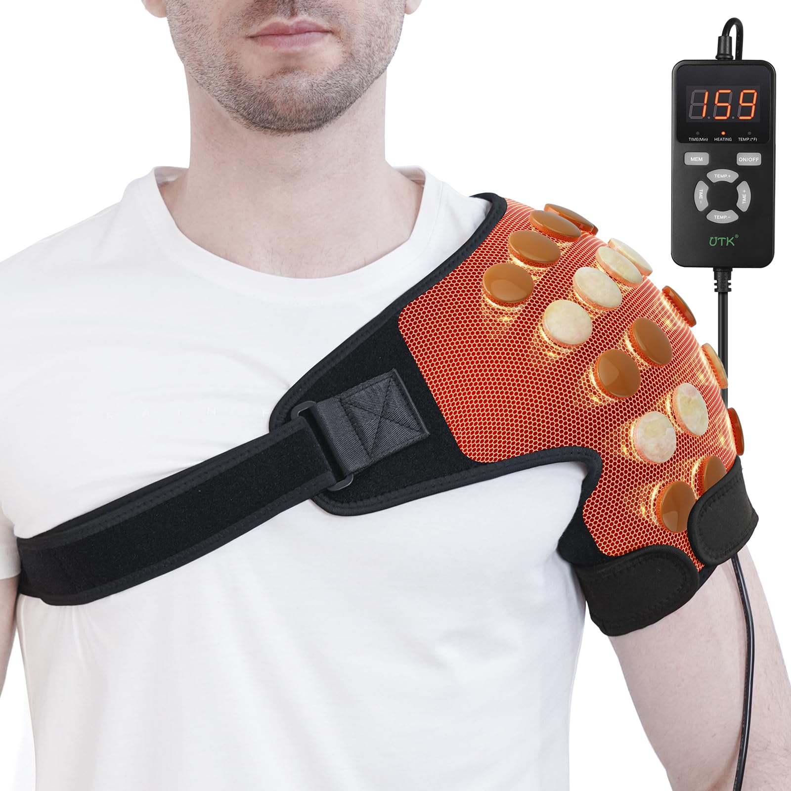 UTK almohadilla hombro infrarroja con calor profundo para alivio suave.