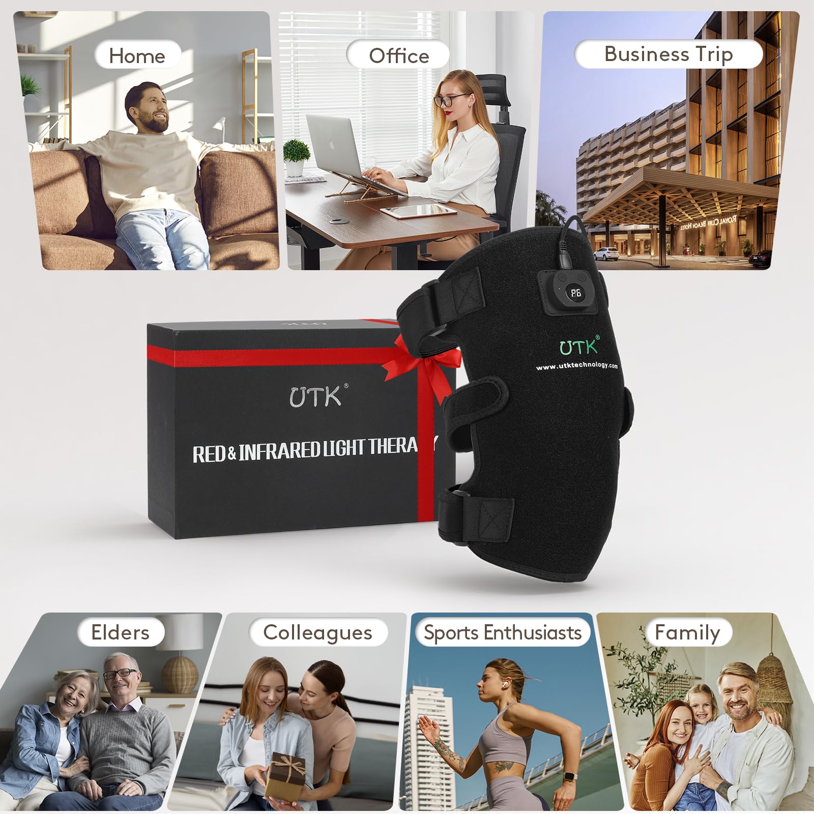 UTK correas ajustables: ajuste personalizado para brazos y piernas.