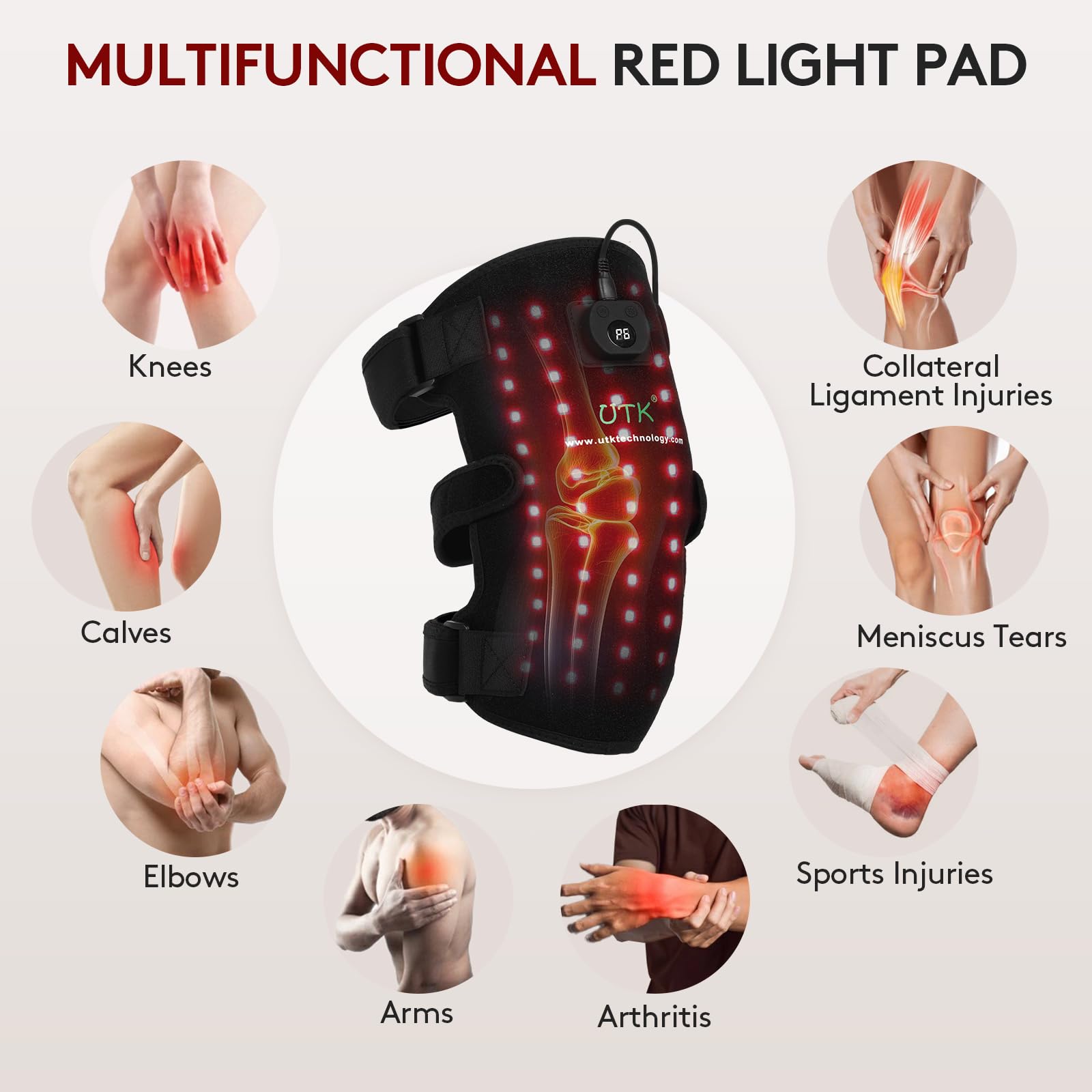 UTK dispositivo portátil: terapia en casa y fuera.