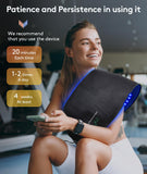UTK terapia pad, uso en casa para espalda, hombros y piernas.