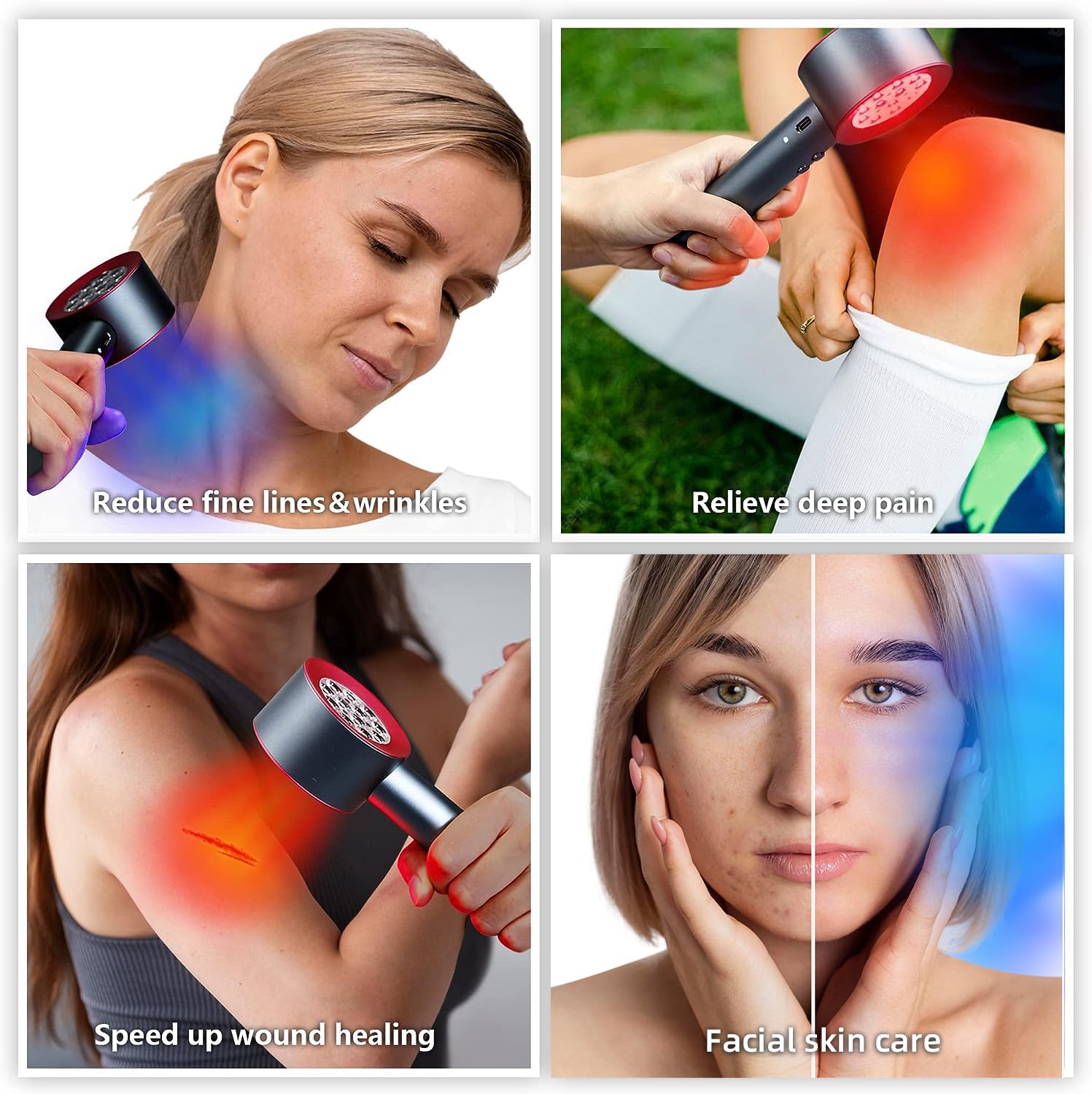 UTK Upgrade cabezal emisor rojo-infrarrojo para tratamiento profundo en músculos.