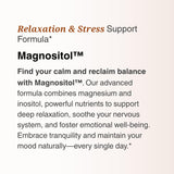 Mezcla en vaso Magnositol, sabor suave para energía equilibrada.