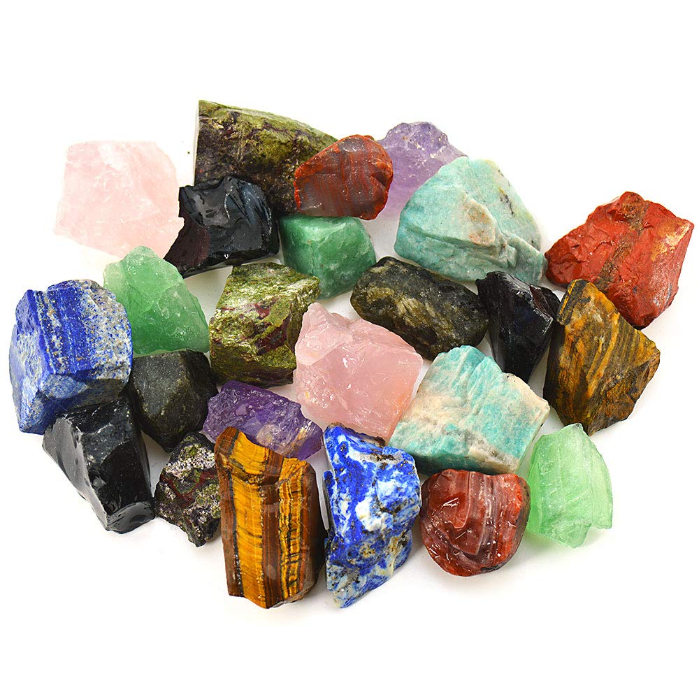 UU UNIHOM Madagascar piedras crudas, colección versátil para proyectos.