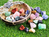UU UNIHOM piedras crudas para decoración, aspecto rústico.