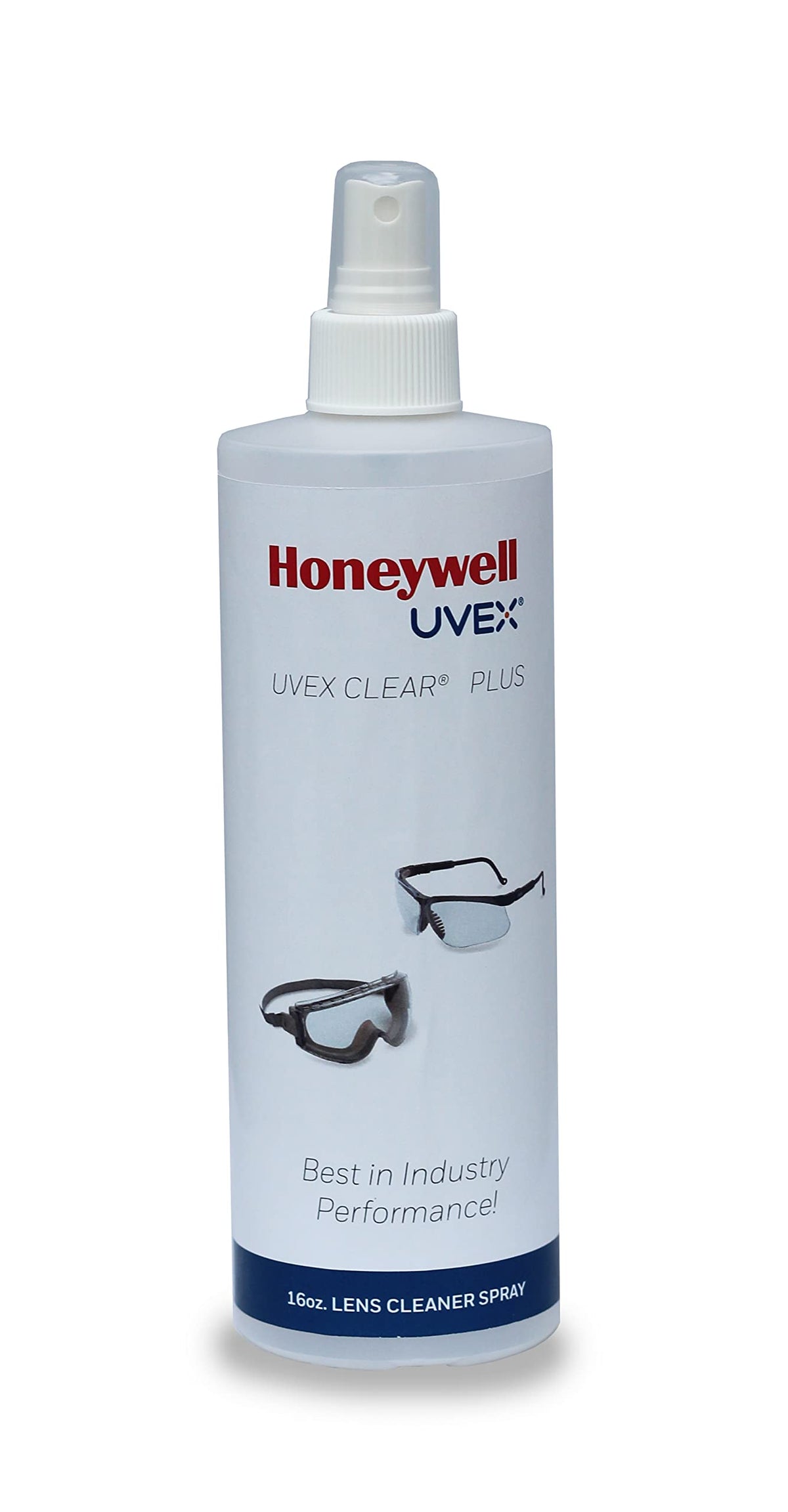 Uvex Clear Plus limpiador de lentes, atomizador compacto para una limpieza rápida y sin residuo