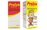 Prolyn UVUBXT jarabe para niños, botella de 4 oz, dosis simples para los más pequeños