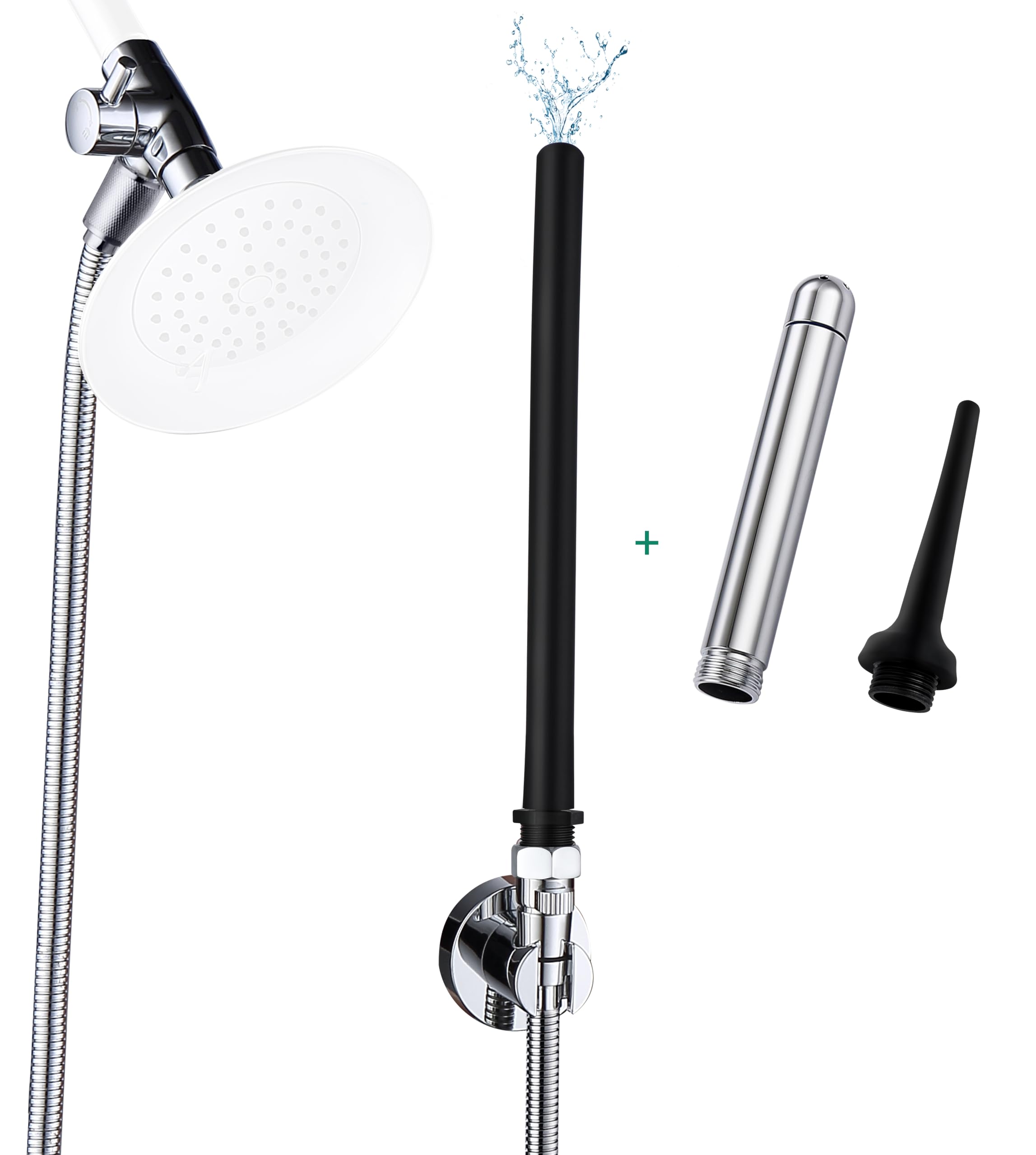 V-Frankness sistema de enema ducha con válvula de control para ajustar la presión