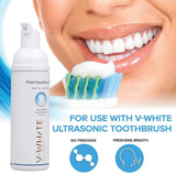 Diseño ergonómico de V-White facilita la dosificación.