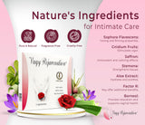 Vagy Rejuvenation geles herbales, mezcla natural de aloe y azafrán para confort diario.