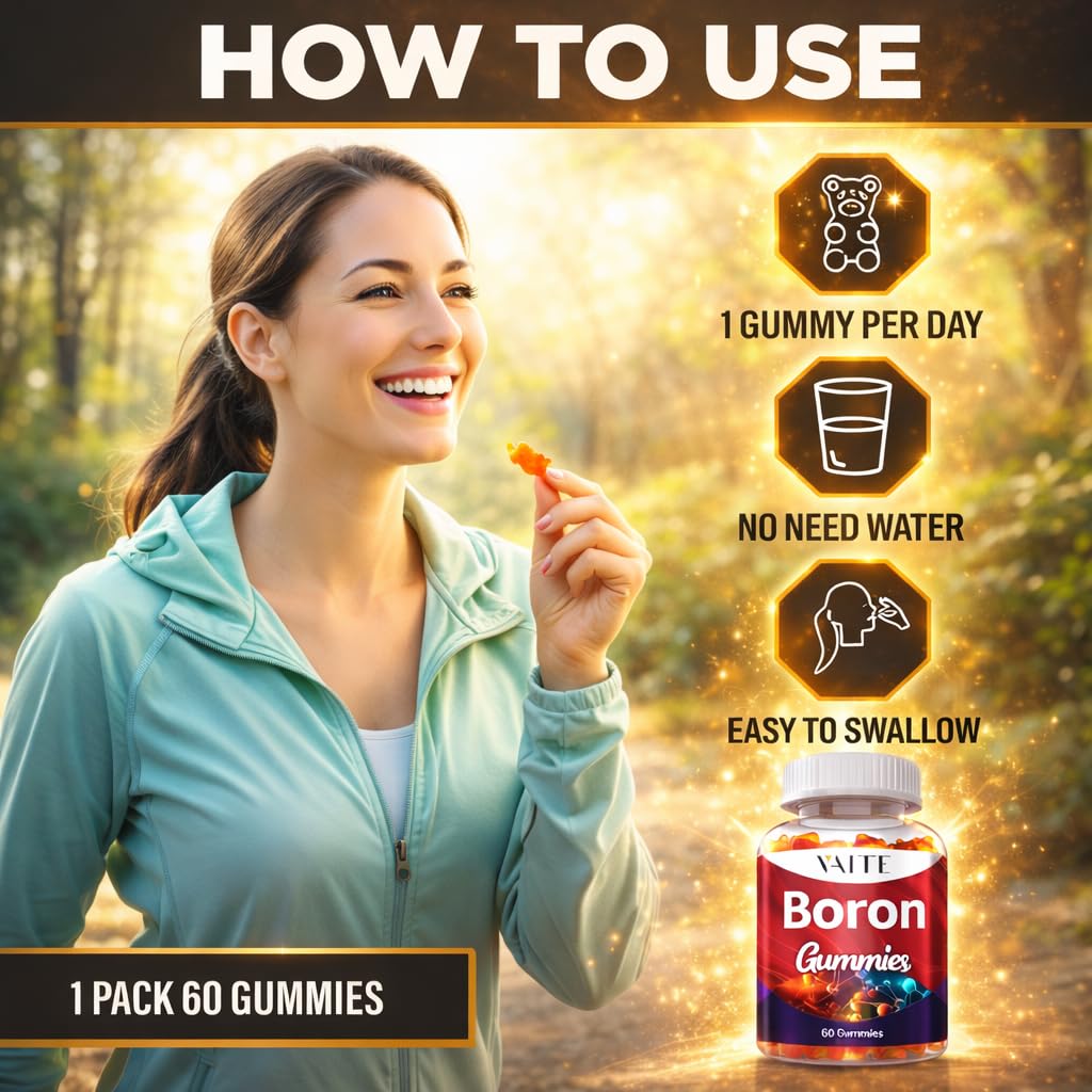 Opción vegana y libre de gluten de VAITE Boron para bienestar diario.