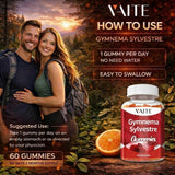VAITE Gymnema Sylvestre gomitas: sello sin OGM para confianza.