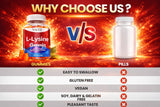 VAITE L-Lisina 1000 mg Gummies, textura y color que invitan a probar.