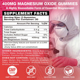 VAJYKEWJY gominolas de magnesio con sabor frambuesa para consumo diario
