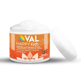 VAL Crema de Magnesio para Niños, ambiente de dormitorio para relajación suave.