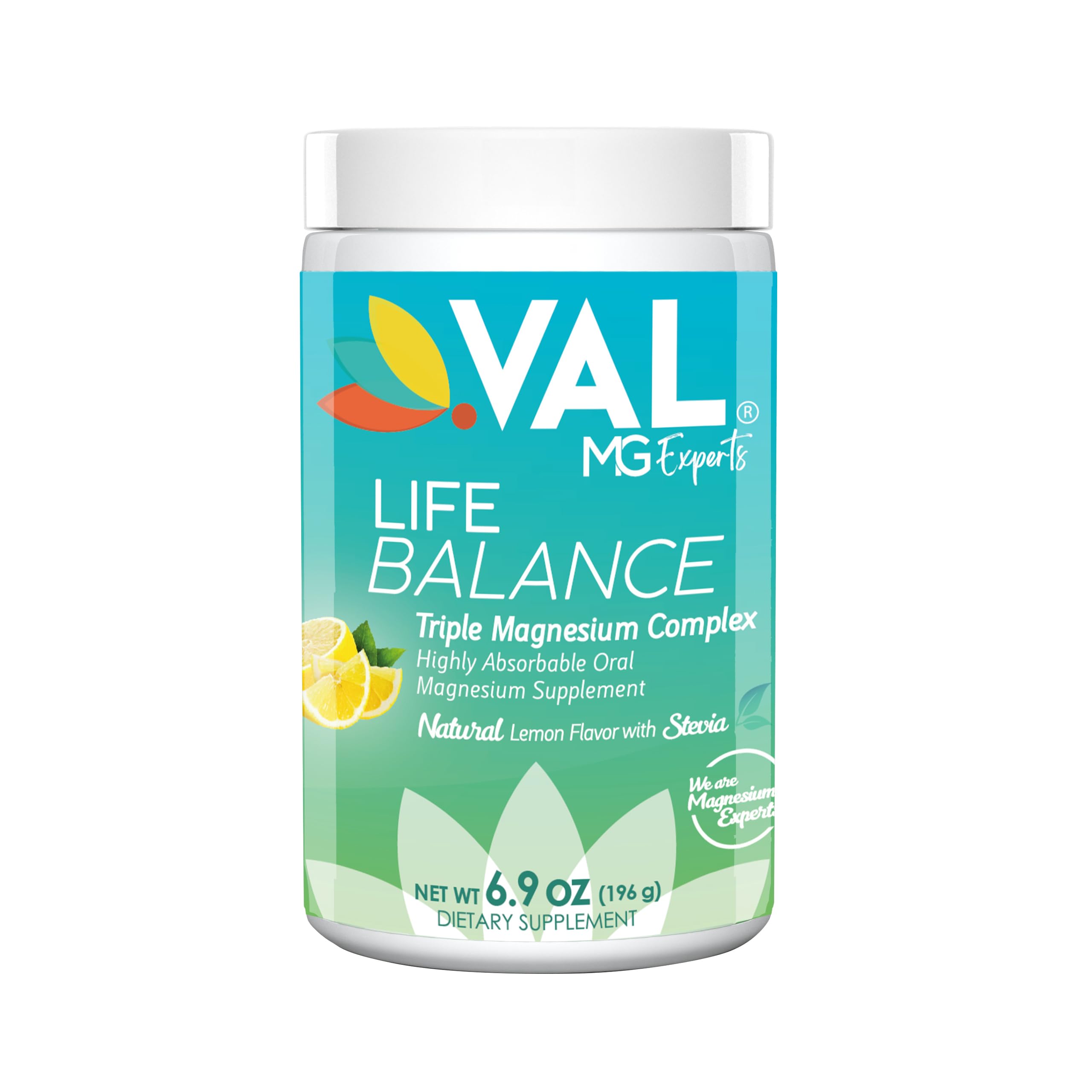 VAL Triple Magnesium Polvo Citrato: alta absorción para relajación diaria.