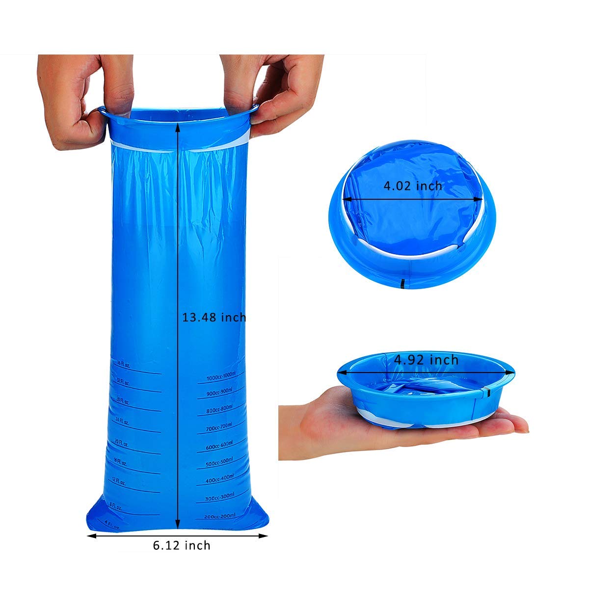 Valchoose bolsa vomito niños, conveniente y fácil de desechar.