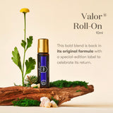 Abeto negro en Valor Roll-On aporta notas terrosas para equilibrio diario.
