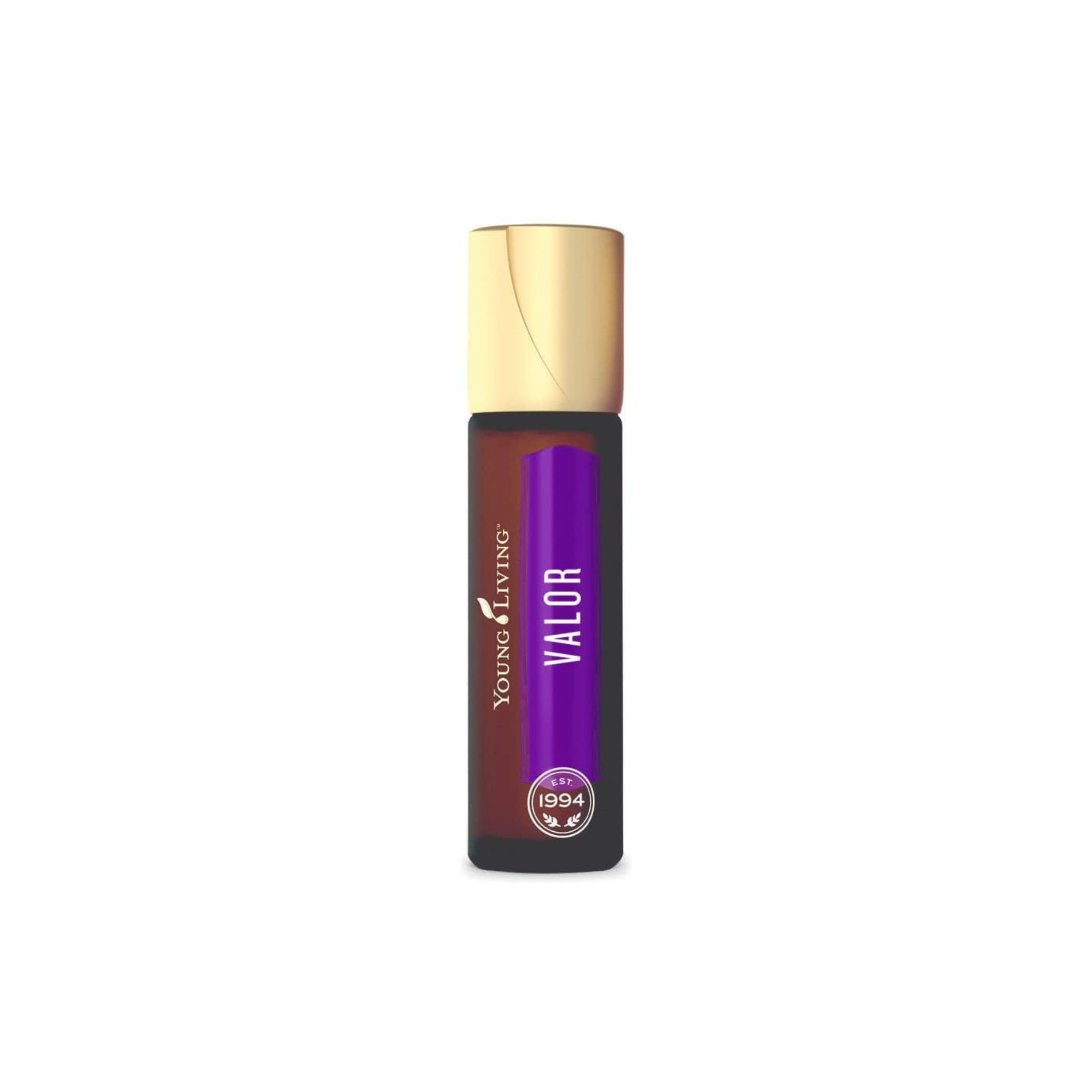 Tanaceto azul en Valor Roll-On imprime un toque floral suave.