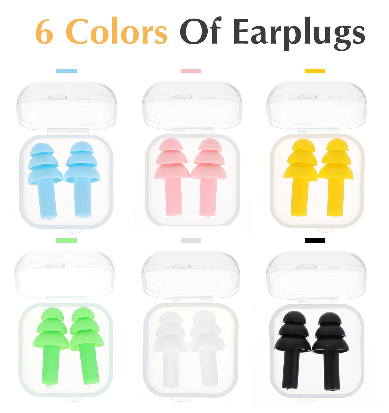 ValueBargain tapones dormir: estuche de viaje compacto para higiene y transporte