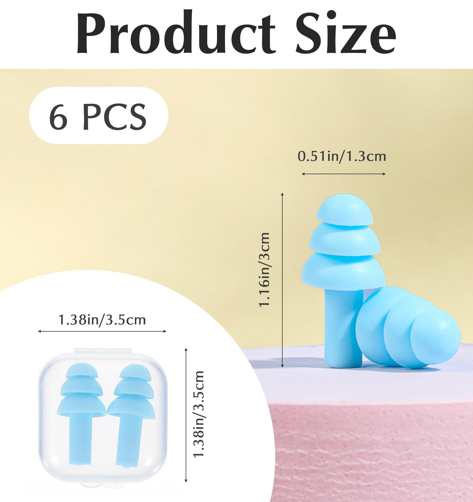 ValueBargain tapones dormir: material suave que se ajusta sin presión