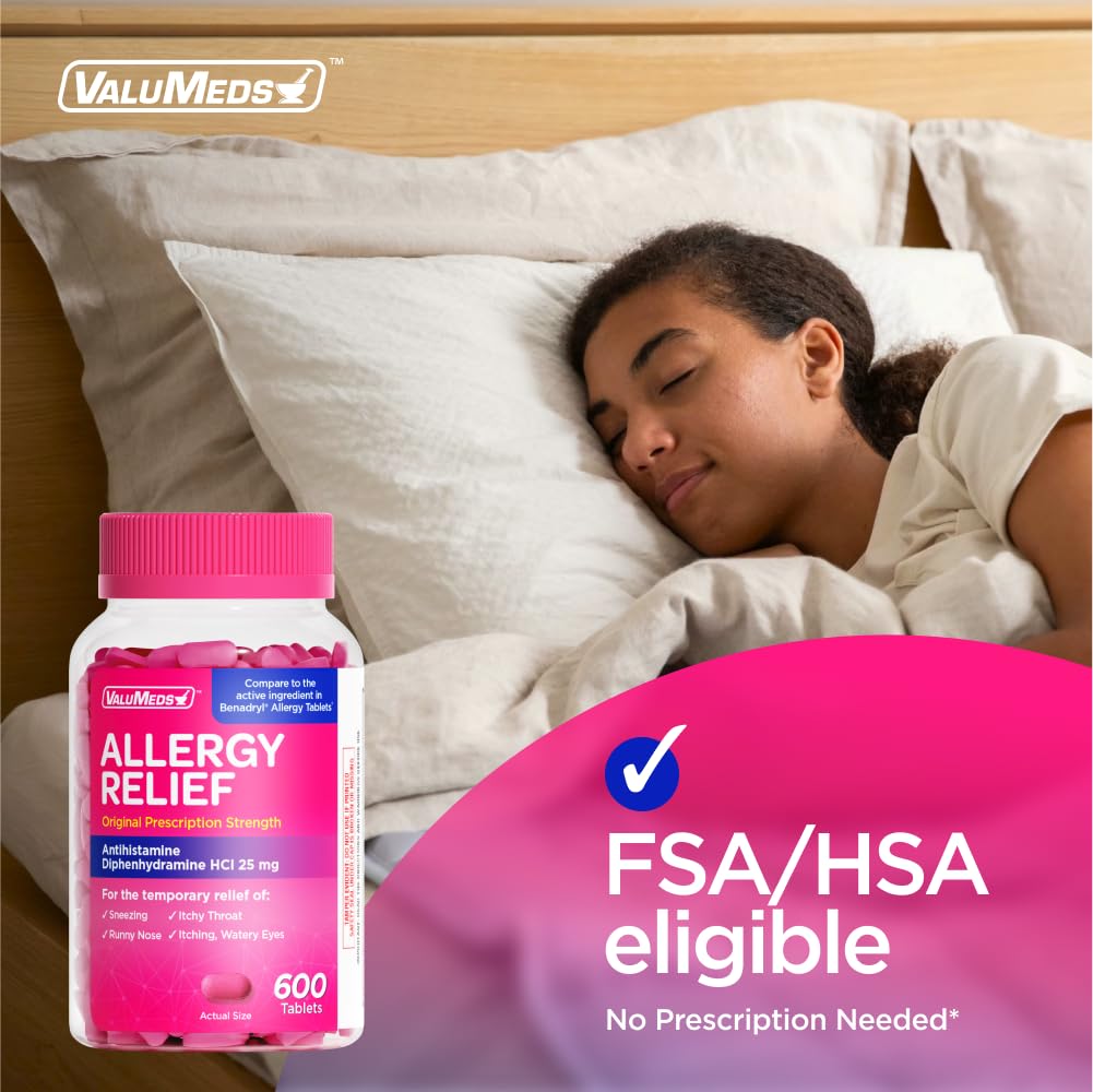 ValuMeds cápsulas blancas dentro del frasco para uso familiar.