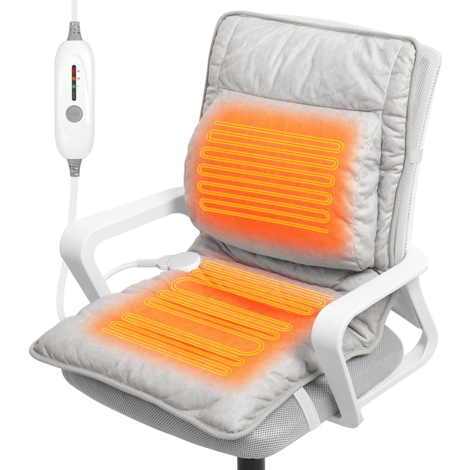 VanBoLon calentador de asiento ergonómico para comodidad en la oficina