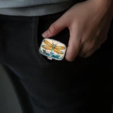 Regalo práctico VANCANYOHO: estuche para pastillas con diseño libélula.