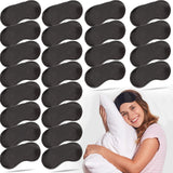 Vandorla 24 pack máscaras de ojos negras, embalaje individual para higiene