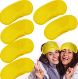 Vandorla antifaz amarillo conjunto de 6 bloquea la luz para dormir mejor.