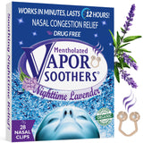 Clips nasales Vapor Soothers con aroma mentolado para respirar con facilidad bajo mascarilla.