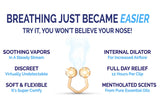 Presentación regalo de dilatadores nasales Vapor Soothers, idea para envolver con cuidado.