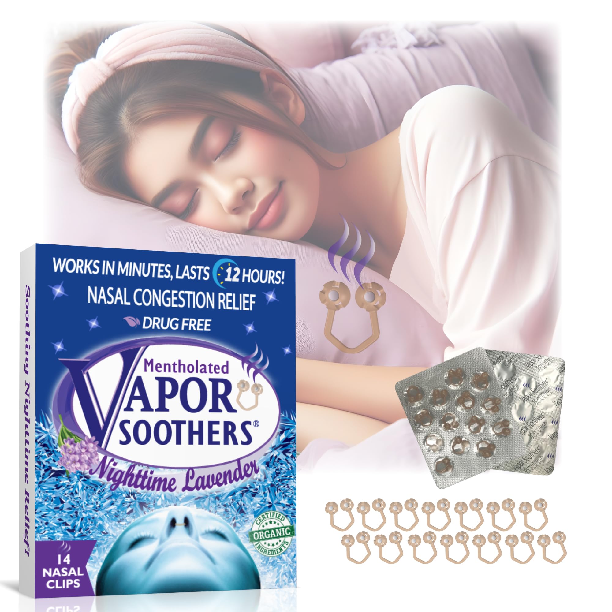 Uso diario con Vapor Soothers, mejora la experiencia con mascarilla.