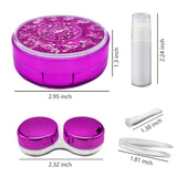 Estuche morado compacto Vastsoon, ideal para viaje.