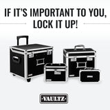 Vaultz color negro compacto cabe en espacios reducidos