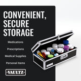 Vaultz esquinas-acero-cromado aportan durabilidad para uso diario