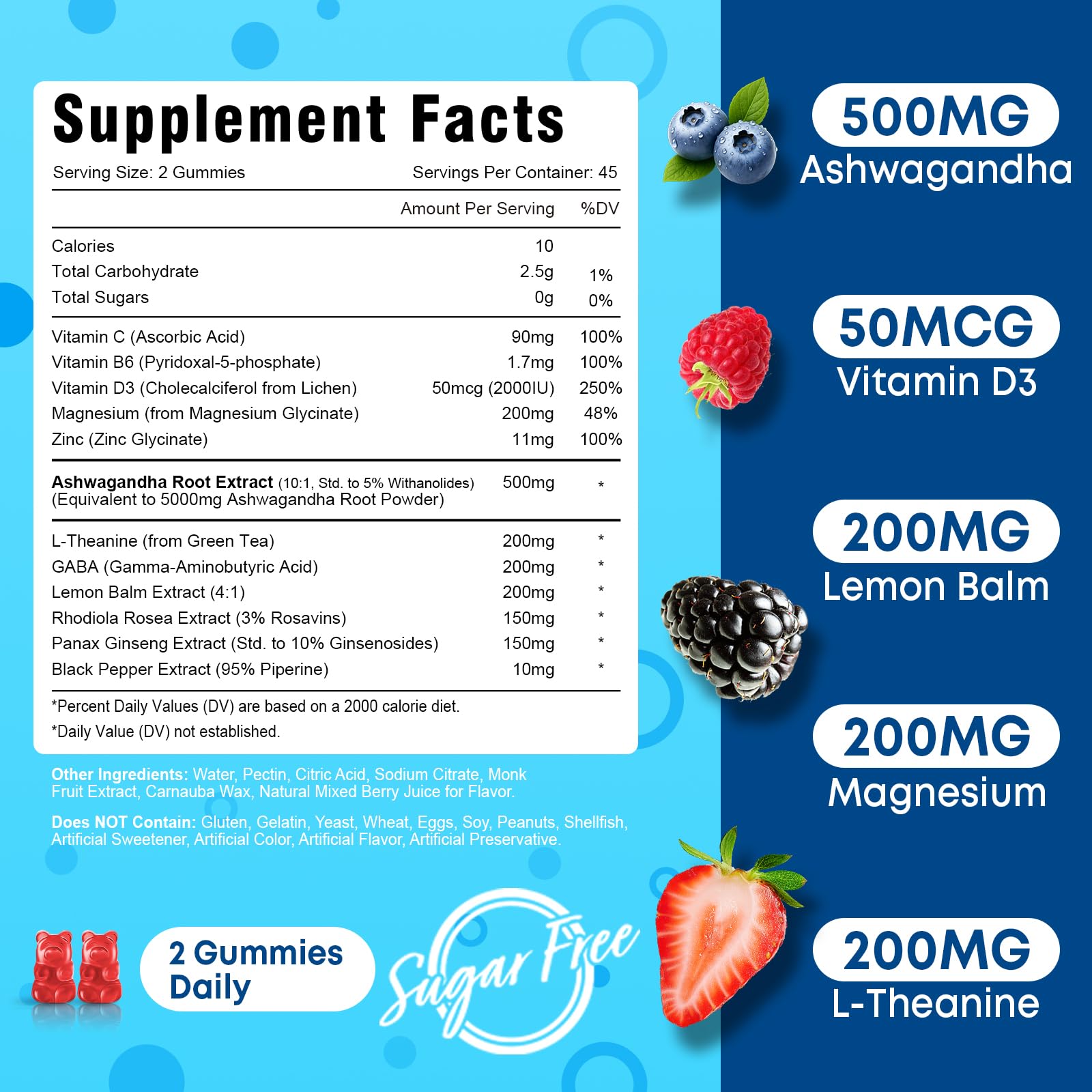 Vazatisi Ashwagandha Gummies: textura suave para masticar con placer.