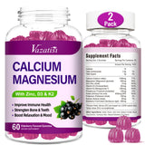 Gomitas Vazatisi calcio magnesio zinc, empaque atractivo para uso diario