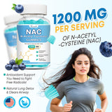 Frasco de Vazatisi NAC Gummies con dispensador para dosis fácil.