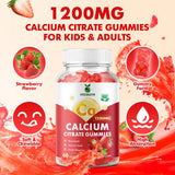 Gomitas VCCHUYH calcio citrate 1200 mg, sin azúcar, snack ligero