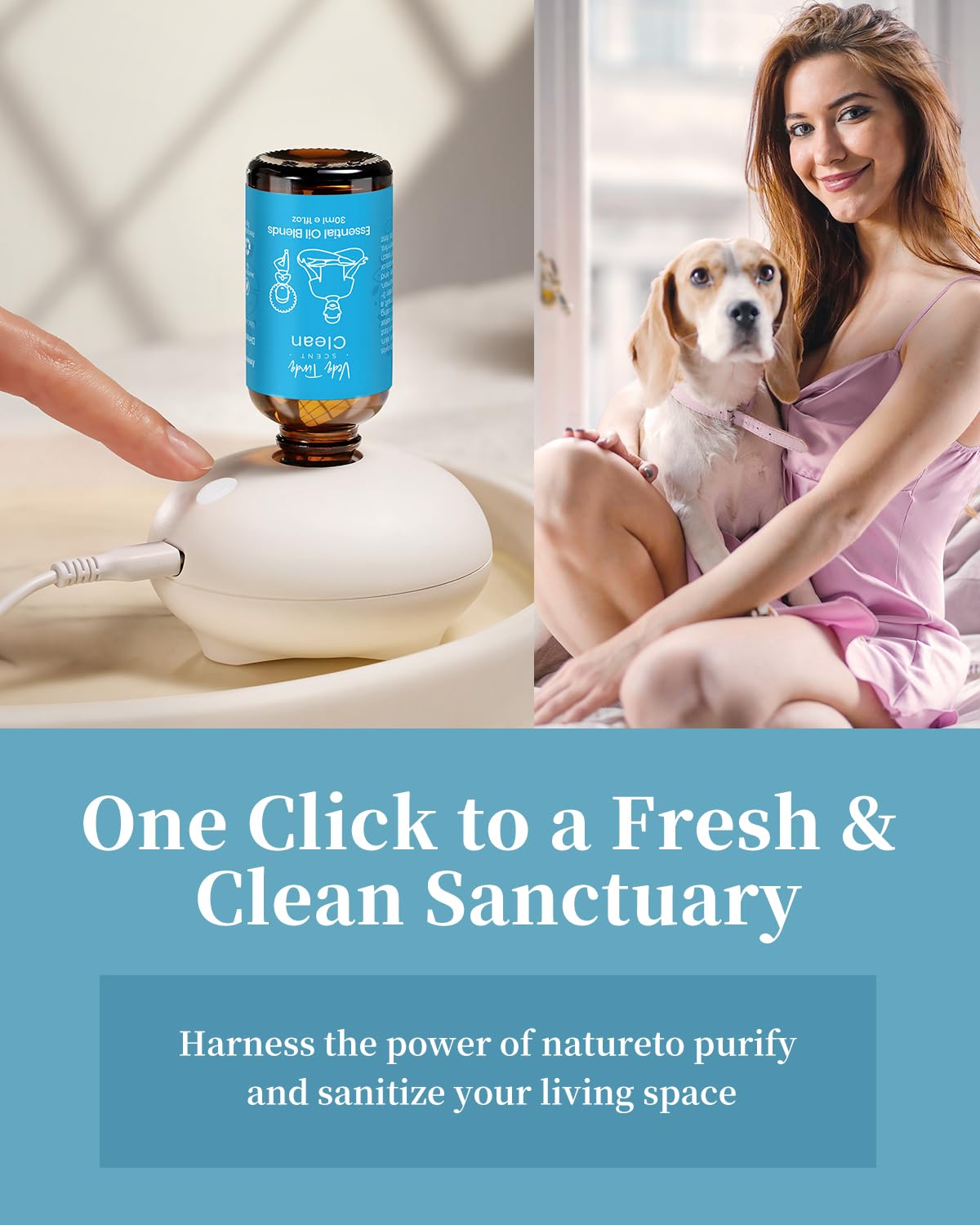 Botella de aceite árbol de té VEDA TINDA SCENT.