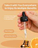 VTS Aceite de naranja para cabello, aroma y suavidad.