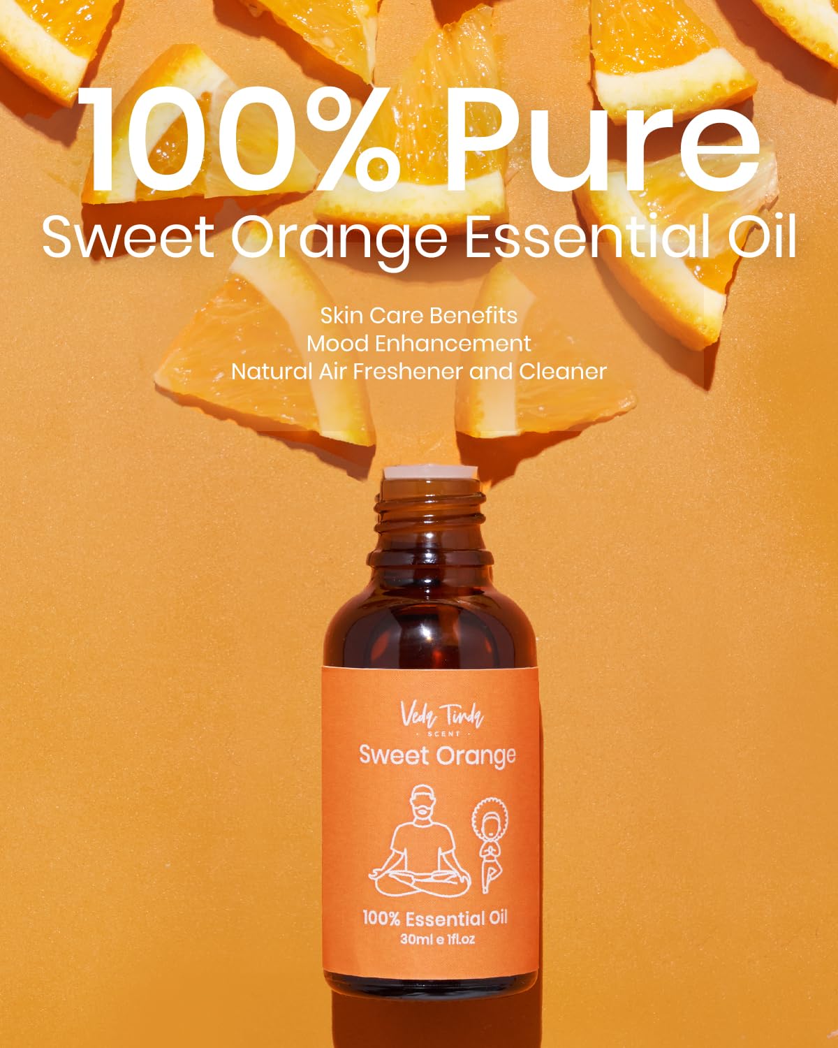 VTS Aceite de naranja para cuidado de piel, aporta bienestar y brillo saludable.