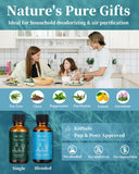 Difusor con conjunto de aceites para aromaterapia.