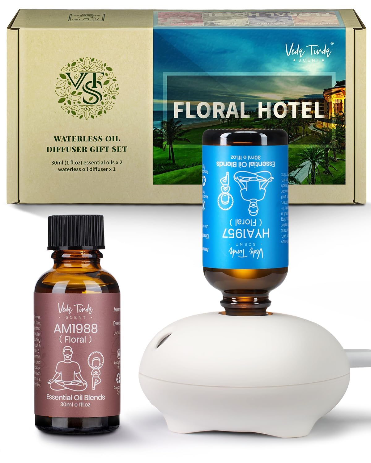 VEDA TINDA SCENT: difusor sin agua para hogar con aroma duradero.