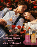 Empaque romántico Veda Tinda Scent para crear momentos especiales.