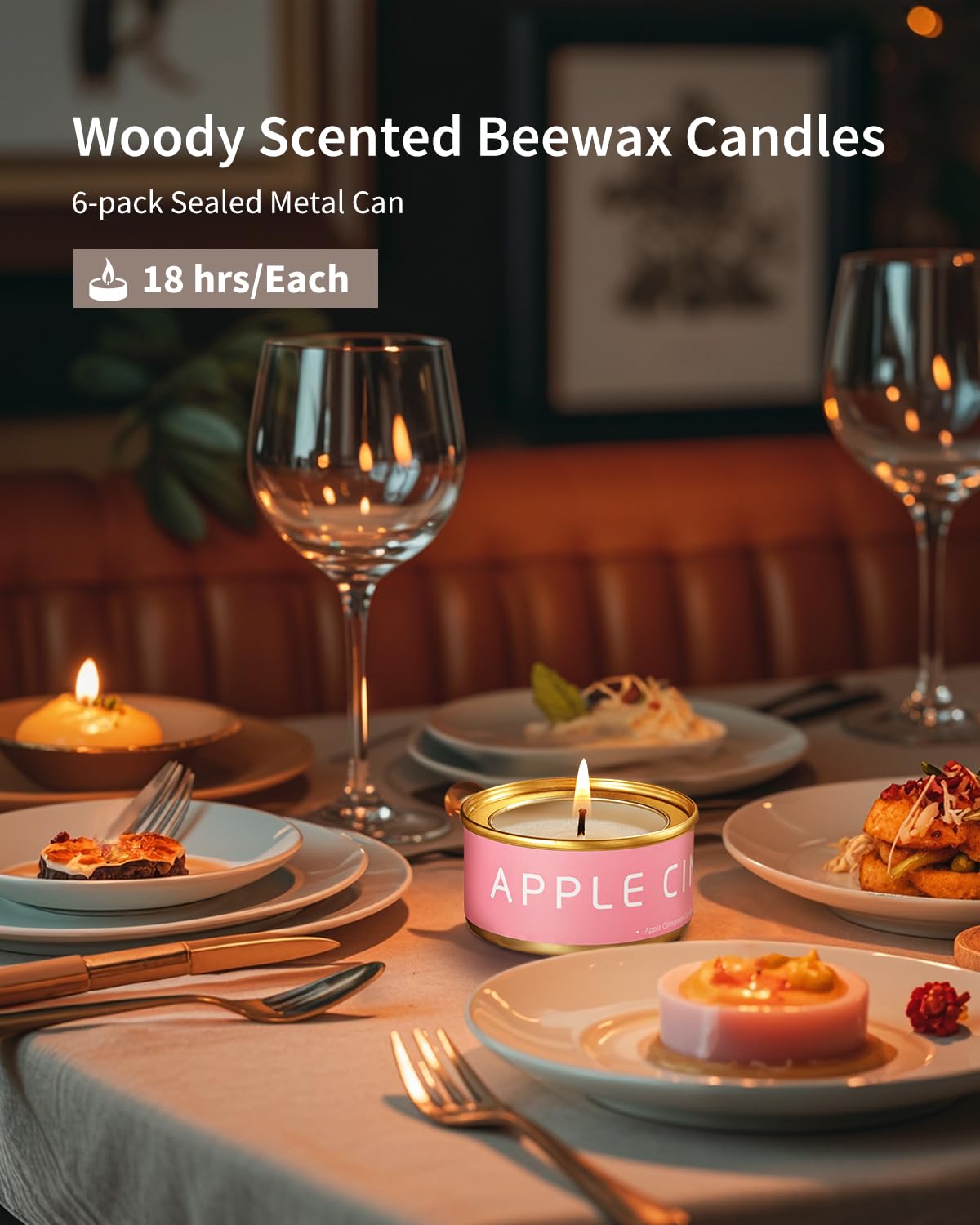 Veda Tinda Scent: velas de cera natural para un ambiente limpio y fragante.
