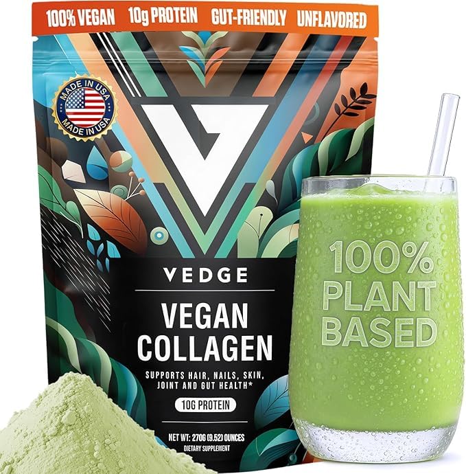 VEDGE polvos vegano de brócoli y zanahorias para cabello y piel